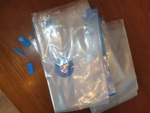 Customer photo review of Vacuum Storage Bags for Clothes & Bedding – Space Saver 3-Pack