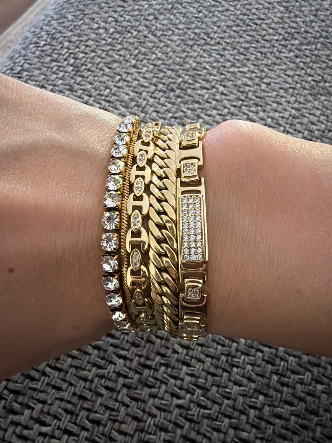 Customer photo review of Armband VIP Fine DD Diamond - 14K vergoldet