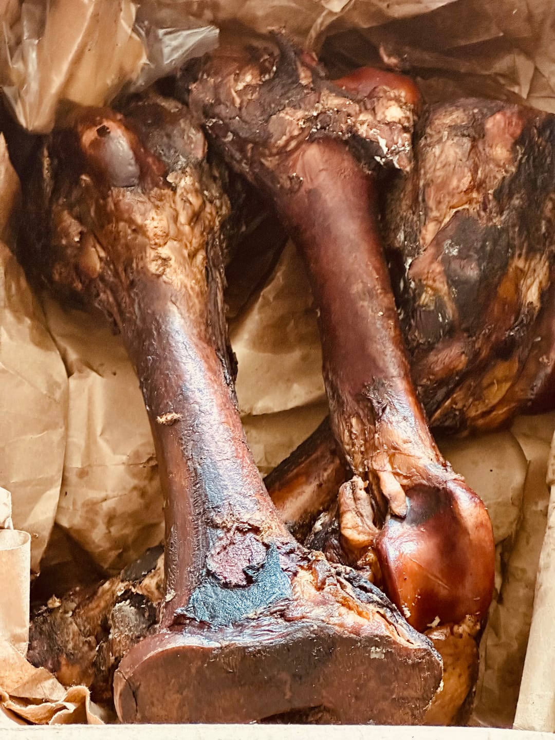 Customer photo review of Smoked Dinosaur Bones