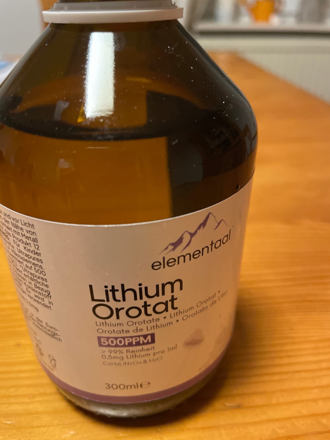 Customer photo review of Elementaal® Lithium Orotat | inkl. Dosierspritze, Messbecher & Pipette