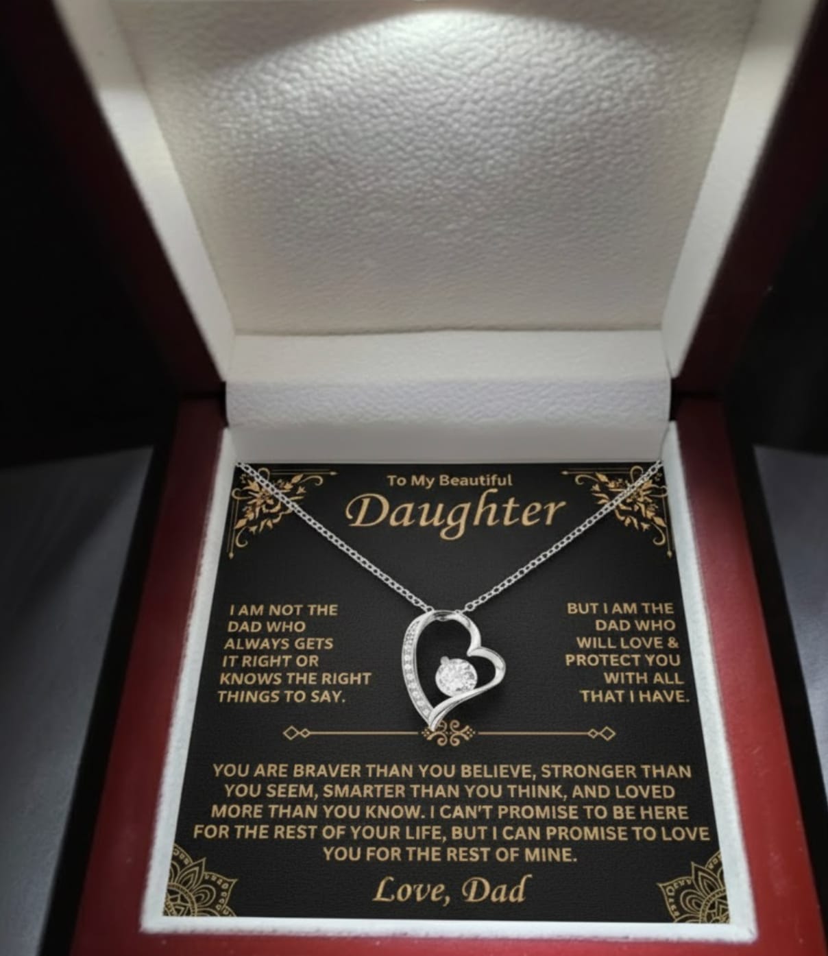 Customer photo review of To My Daughter, Forever In My Heart