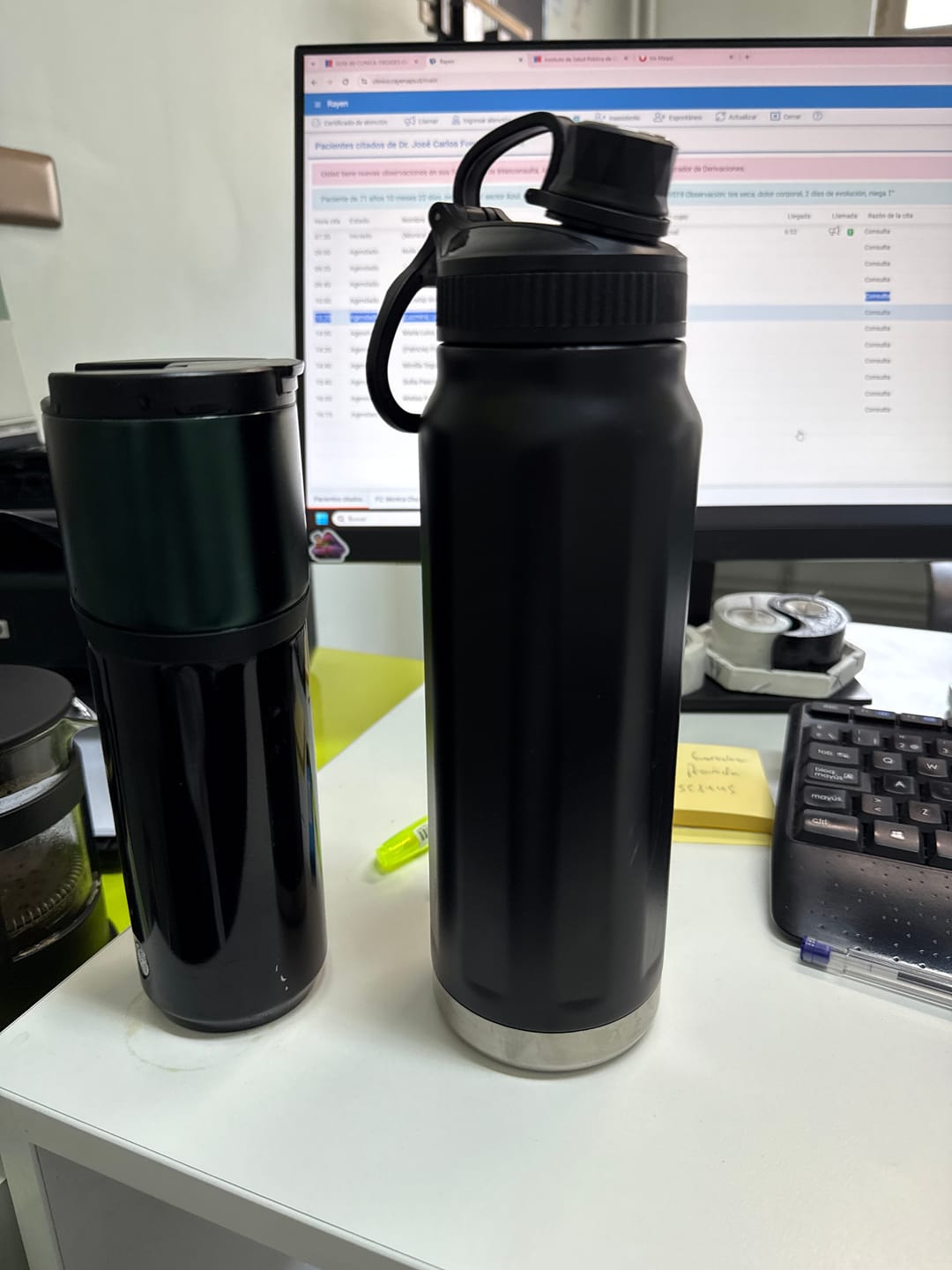 Customer photo review of Botella de Agua Térmica 800 ml IRONSIDE