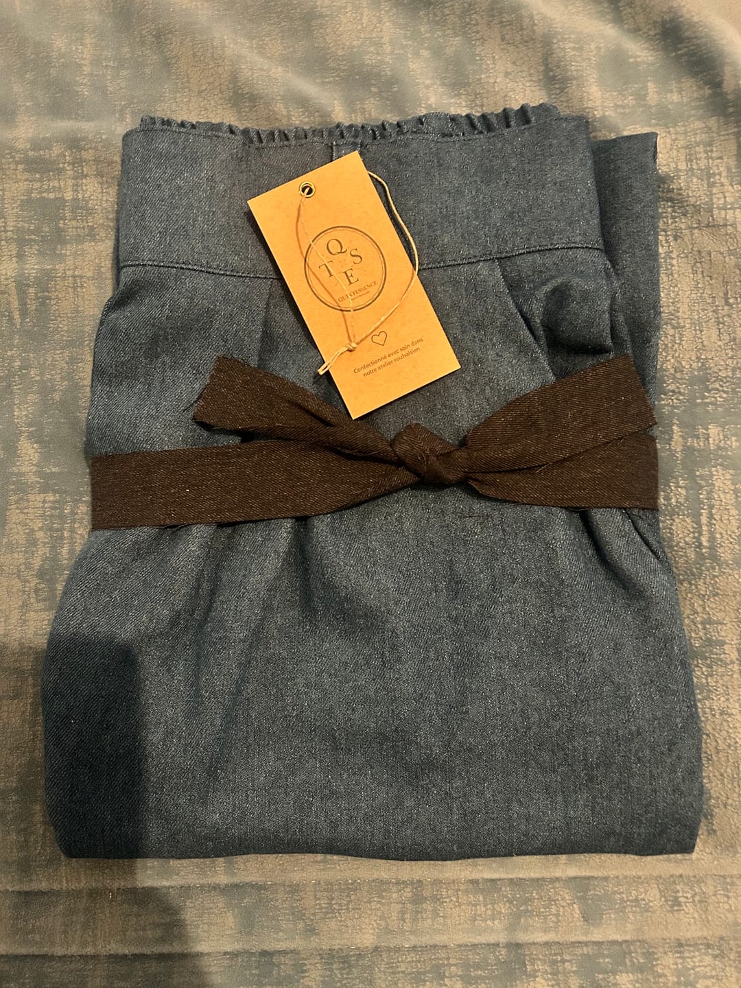 Customer photo review of Jupe culotte Margot - jean de coton bleu