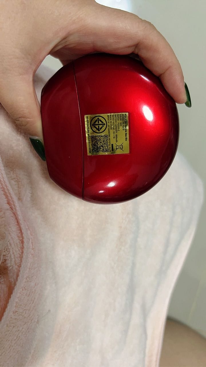 Customer photo review of รูบี้เวฟ เครื่องนวดกัวซาไฟฟ้า | RubyWave Beauty Gua Sha