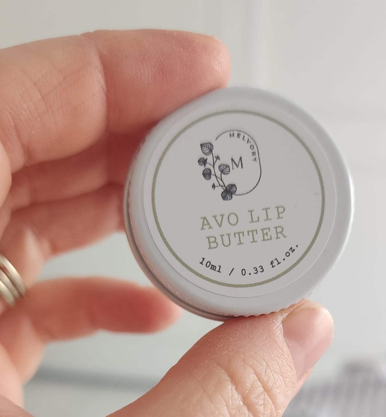 Customer photo review of Avocado Nourishing Lip Butter
