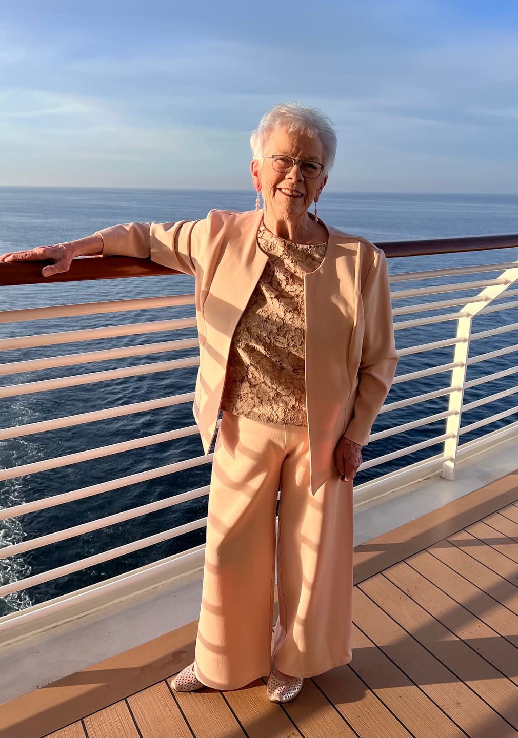 Customer photo review of Soft Wool Touch Stretch Suiting Fabric