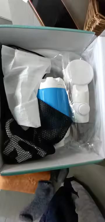 Customer photo review of Electric Camping Shower Pump – 5000mAh Rechargeable with Display
