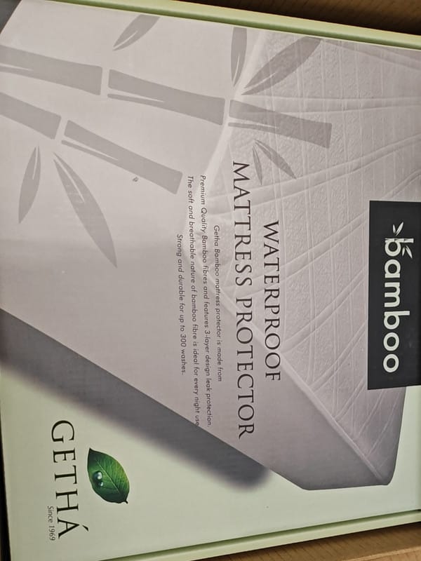 Customer photo review of Bamboo Waterproof Mattress Protector