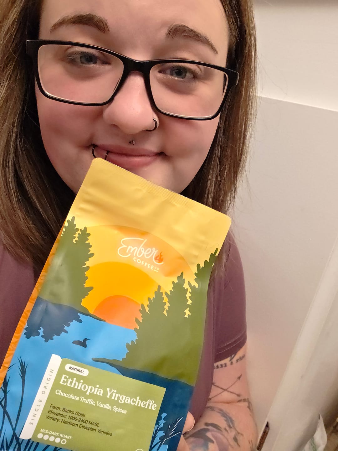 Customer photo review of Ethiopia Yirgacheffe