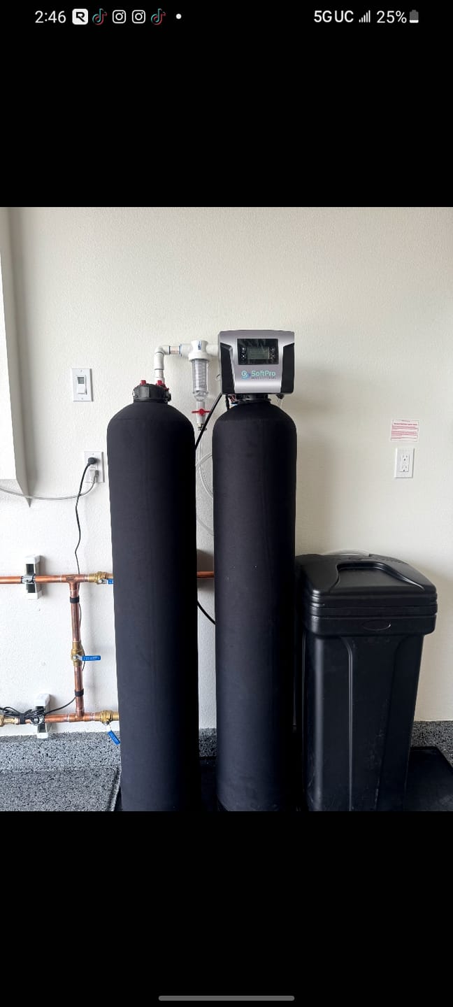 Customer photo review of SoftPro® Elite HE Water Softener for City Water (Industry's Best Softener & Filter Combo)