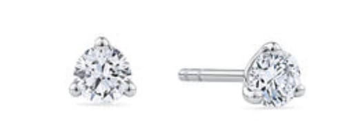 Customer photo review of 0.50ct TDW Lab-Grown Diamond Stud Earrings in Sterling Silver