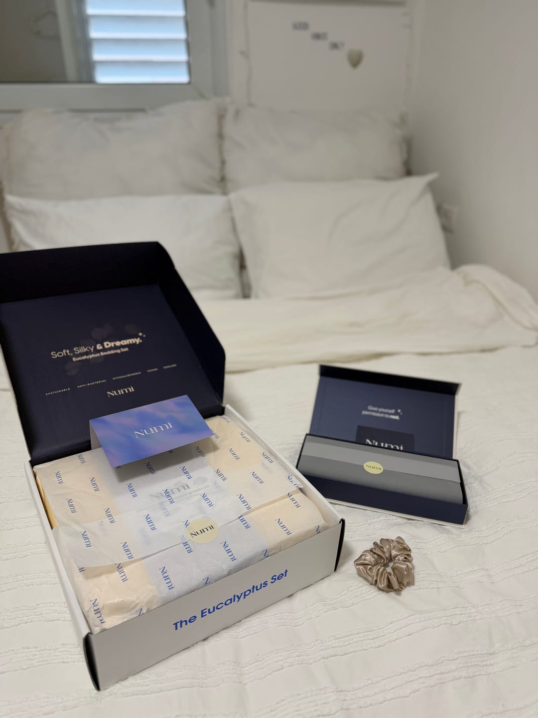 Customer photo review of Numi® Tencel CoolClean+™ Luxe Sheet Set