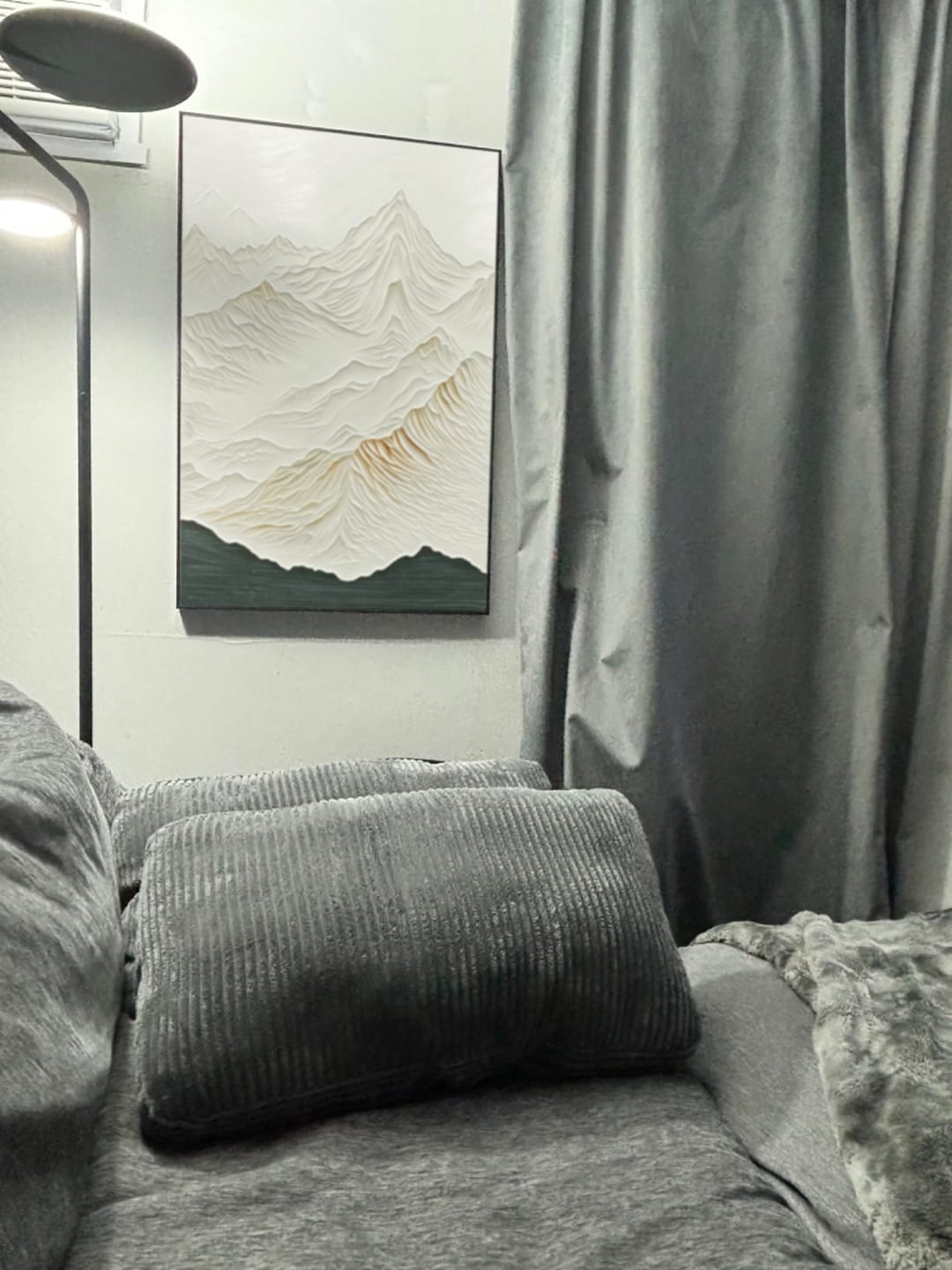 Customer photo review of Mountain Textured Canvas Art  #MO005