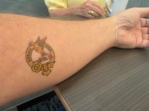 Customer photo review of Create Your Own Tattoo