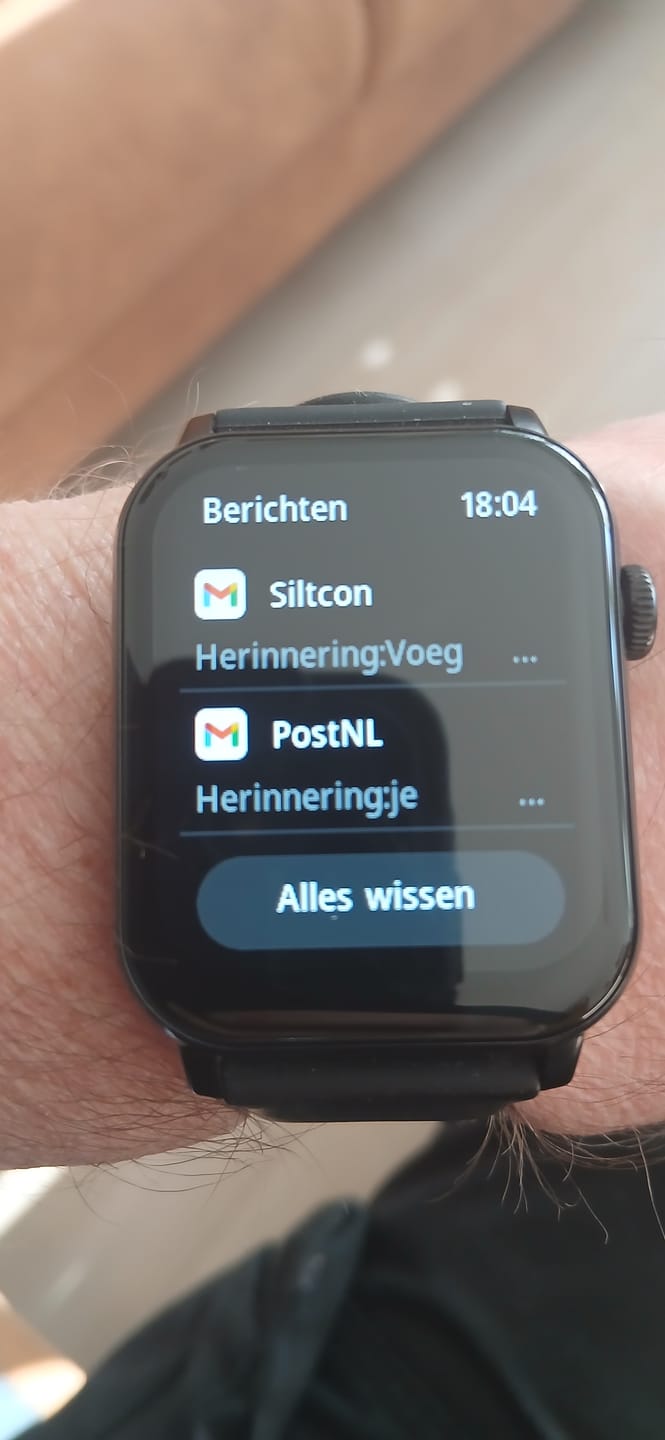 Customer photo review of Siltcon Smartwatch Heren & Dames Pro