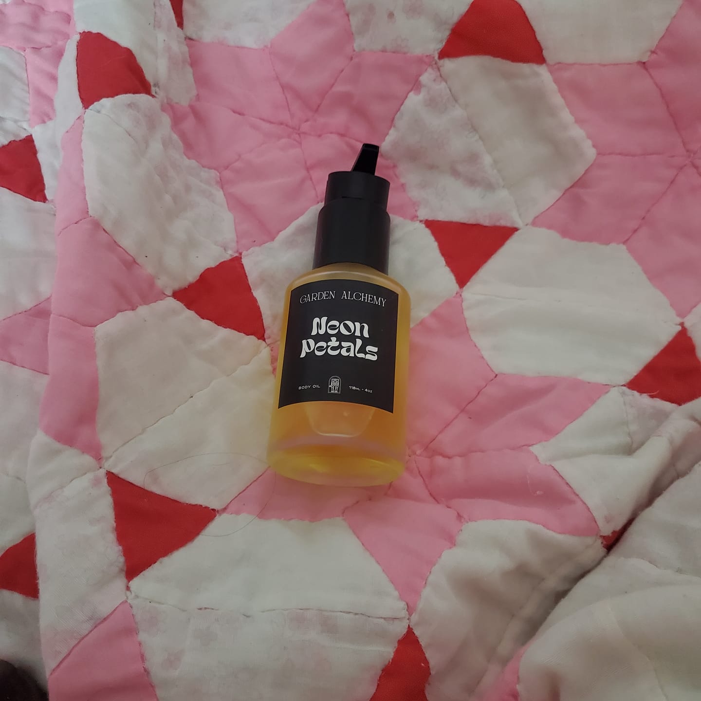 Customer photo review of NEON PETALS BODY OIL