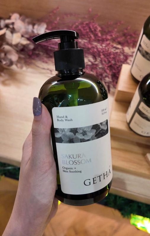 Customer photo review of Getha Premium Botanical Body Wash 500ml