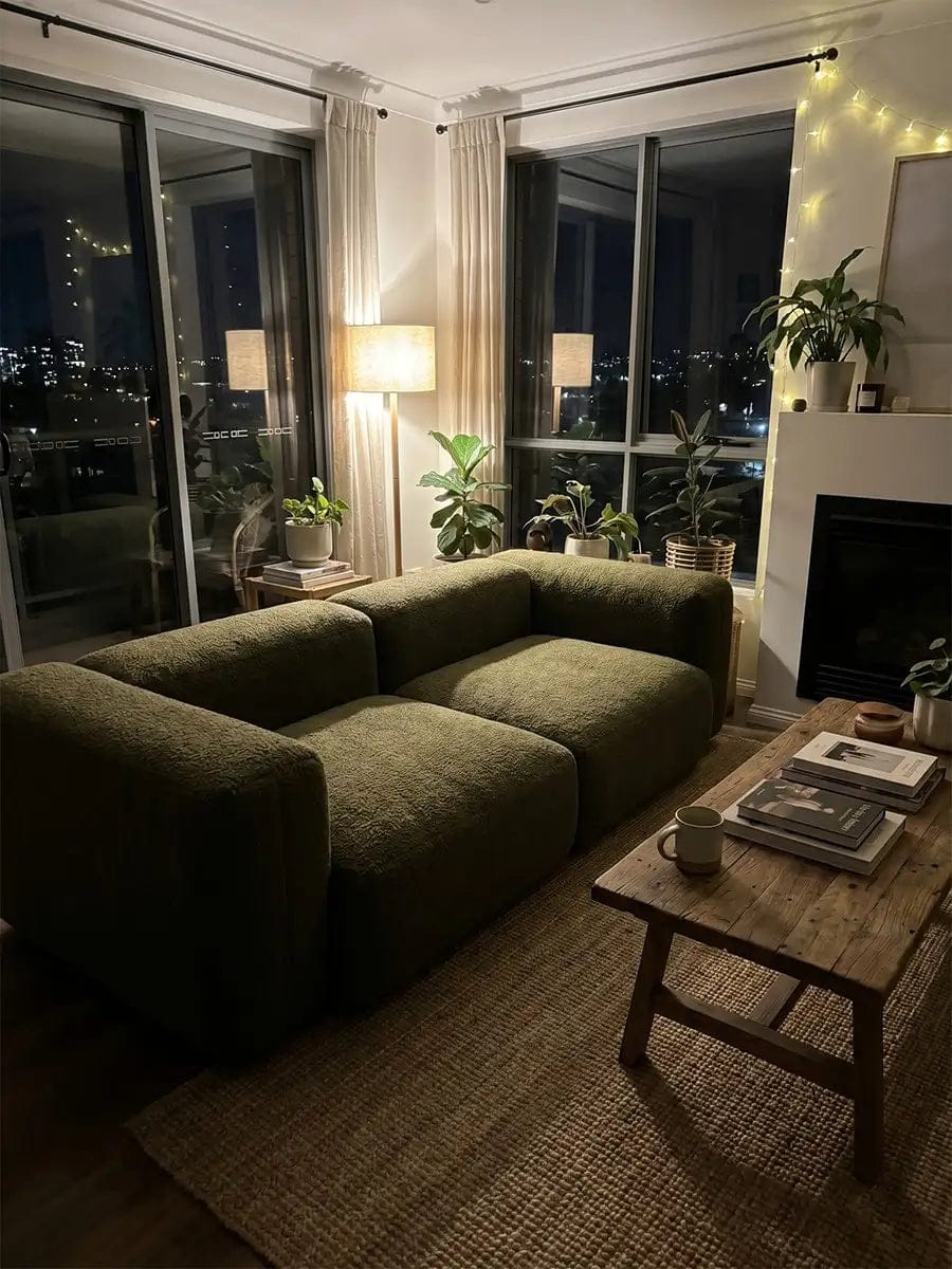Customer photo review of MOMO SET 1 - TEDDY FLEECE DARK OLIVE