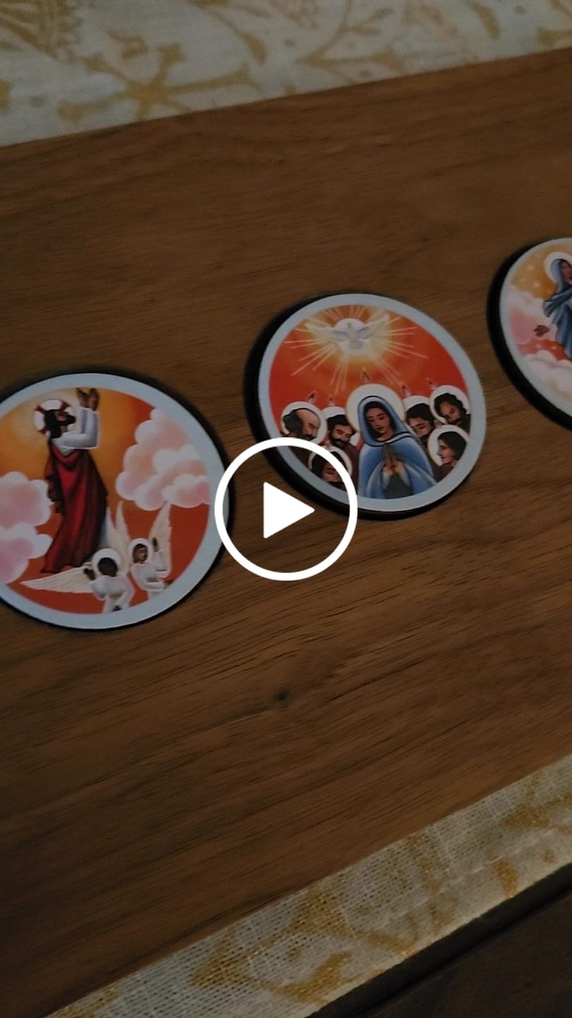 Customer video review of Extra Puzzle Pieces for the Wooden Rosary Board (no balls)
