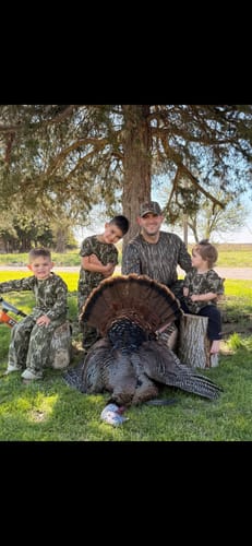 Customer photo review of Turkey Flag, Turkey Hunting, Leather Patch Hat