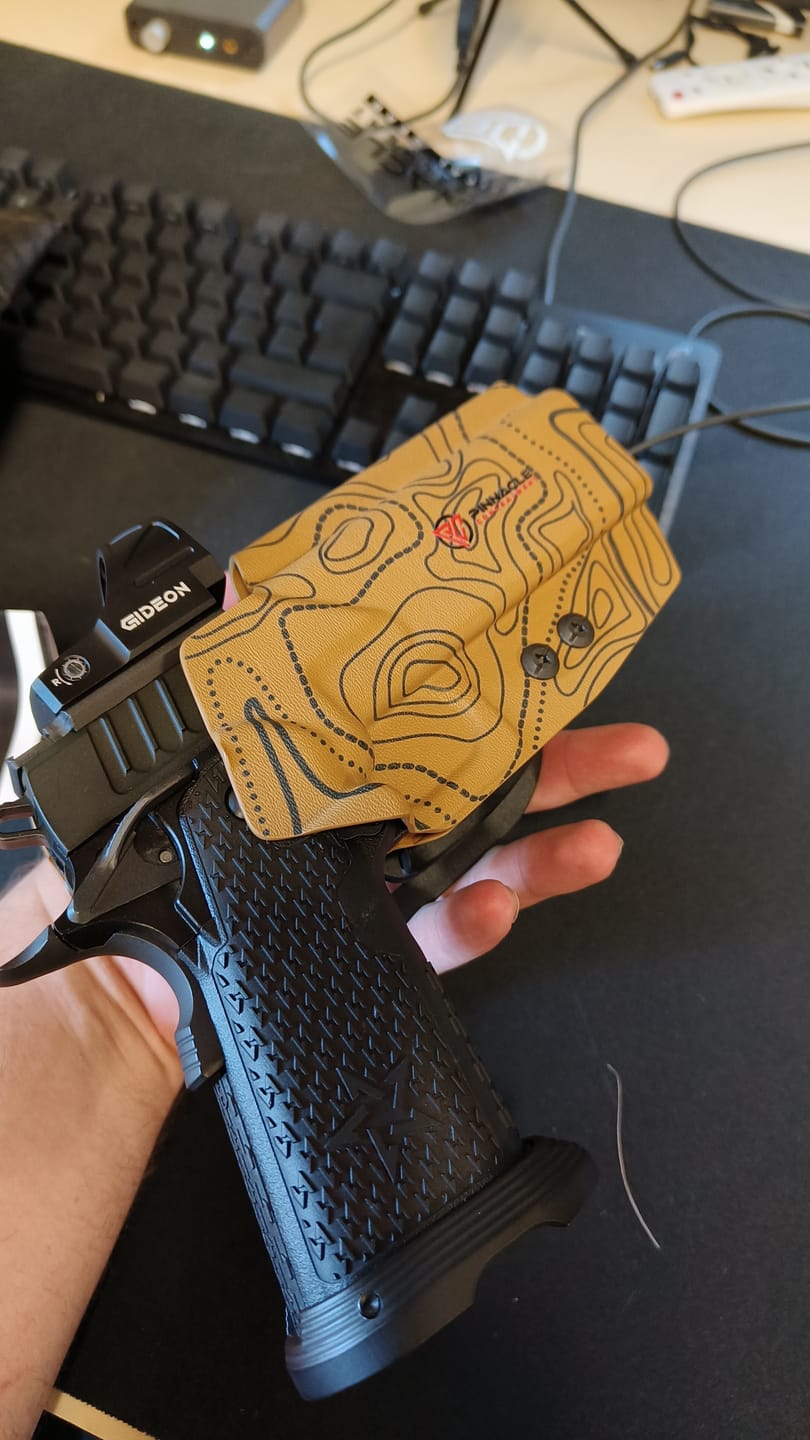 Customer photo review of Staccato P 2011 4.4" - Model 5 OWB Quick Detach Holster