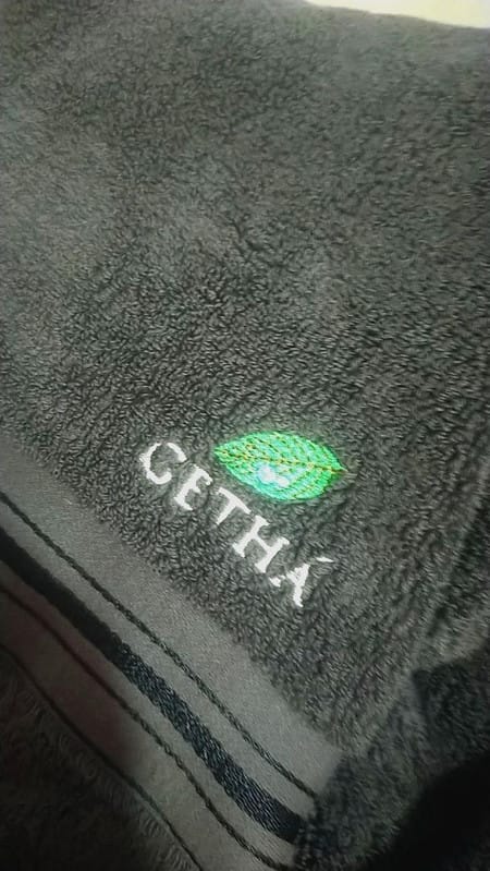 Customer photo review of Getha Lux Towel - Dark Grey