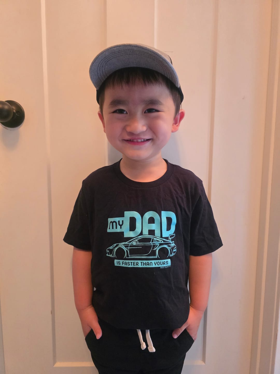 Customer photo review of 80Eighty® Youth FastDad Shirt