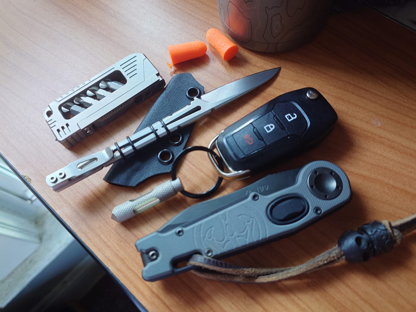 Customer photo review of The Knurled Edition Glow Fob