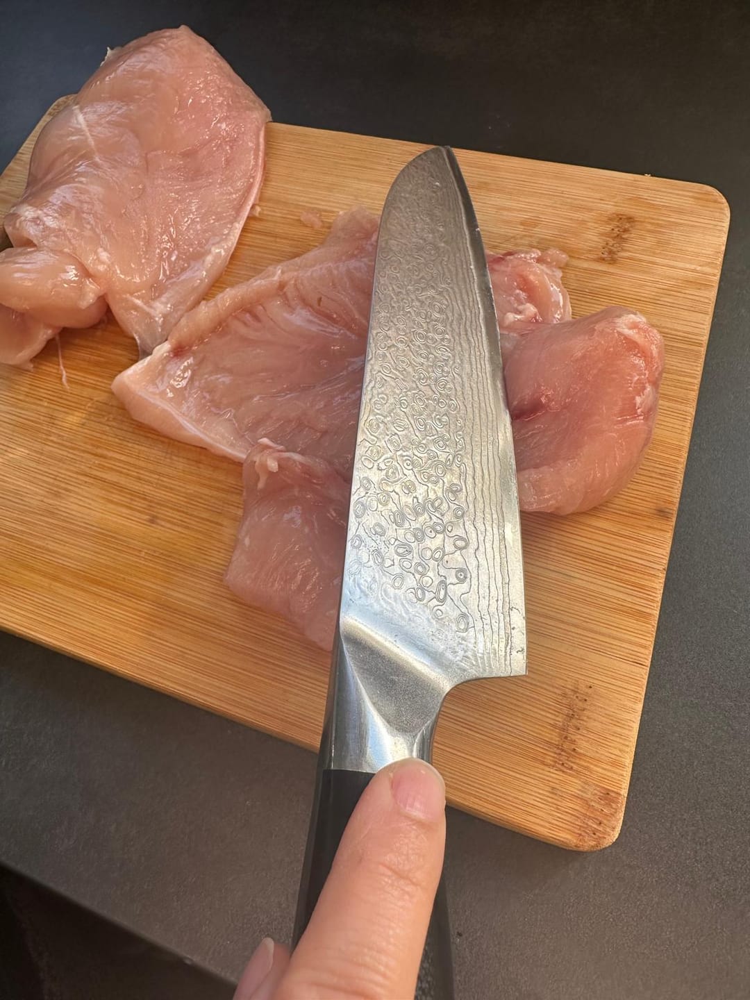 Customer photo review of Premium Damast Santokumesser