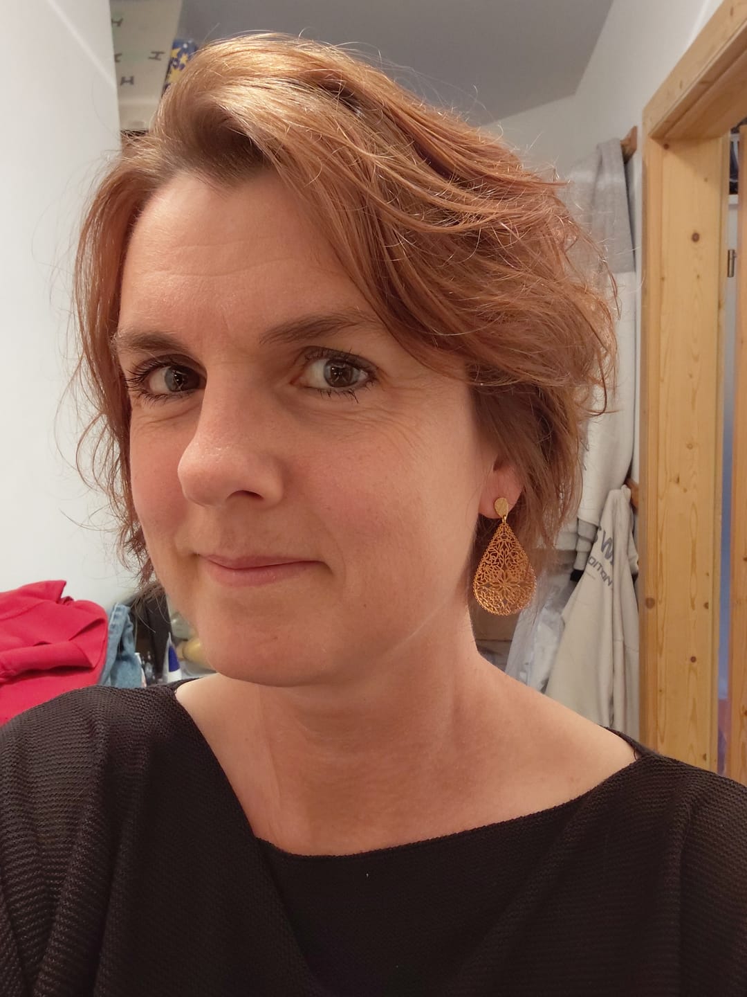 Customer photo review of Ohrring Sophia Gold