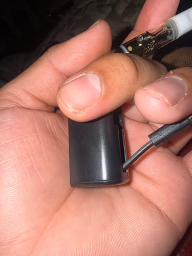 Customer photo review of Mini Plug 510 Cart Battery with Built-in USB-C Cable, Adjustable Voltage, LED Display
