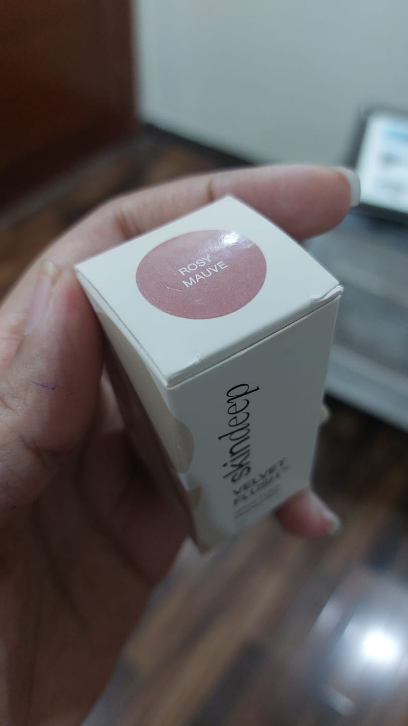 Customer photo review of VELVET FLUSH - Lip+Cheek Blush