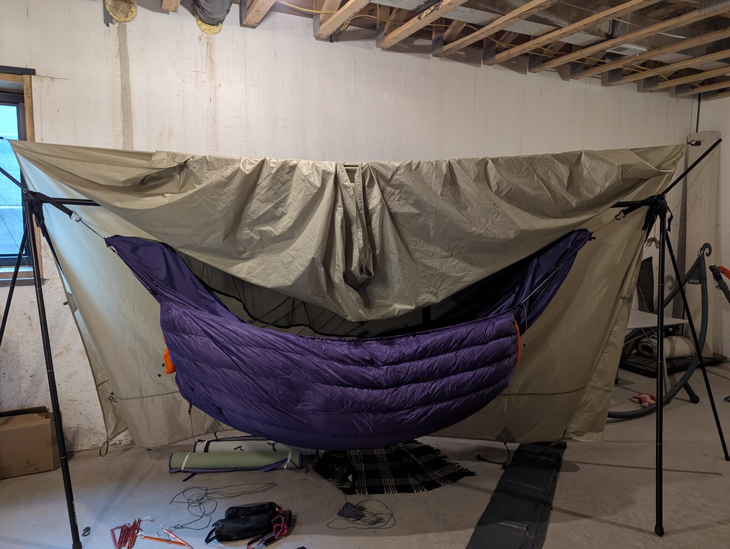 Customer photo review of Turtlebug Camper Hammock Stand