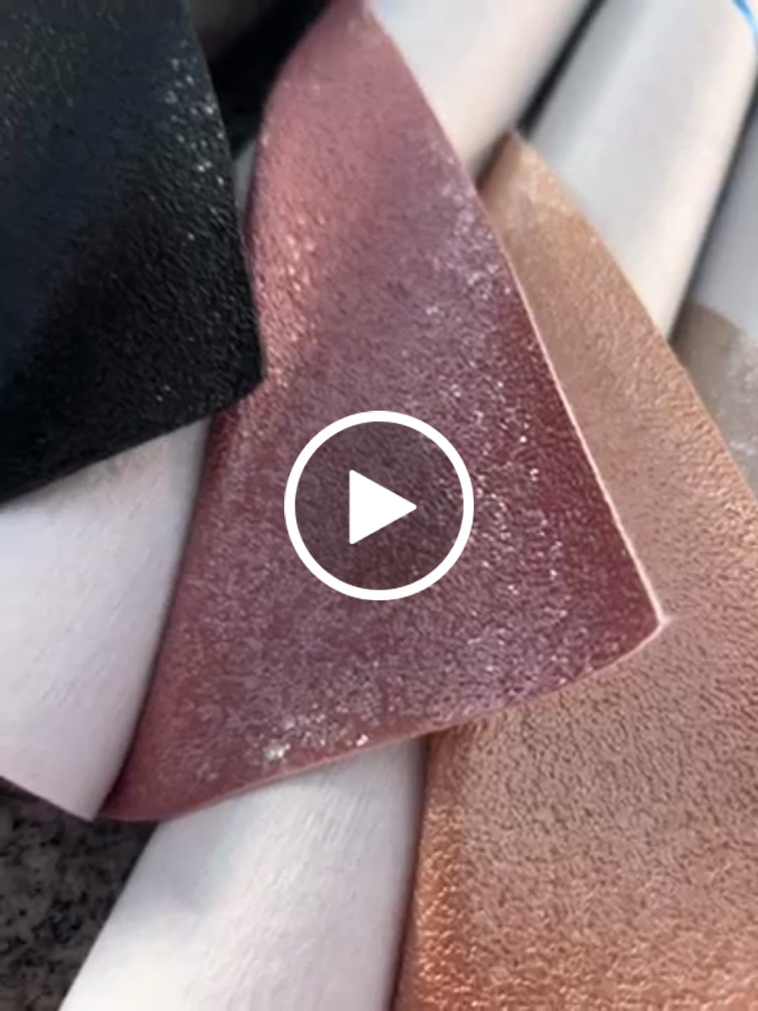 Customer video review of SHINE GLITTER 0,8MM COM FUNDO SPUN COR ROSA NUDE