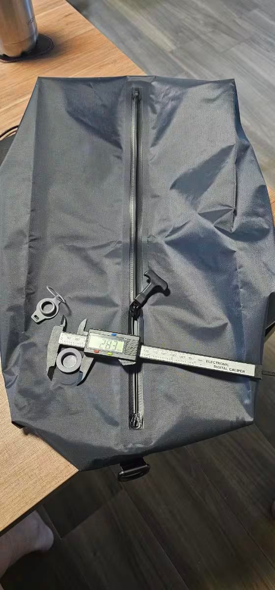 Customer photo review of Vacuum Compression Packing Bags – Travel & Storage Organizer