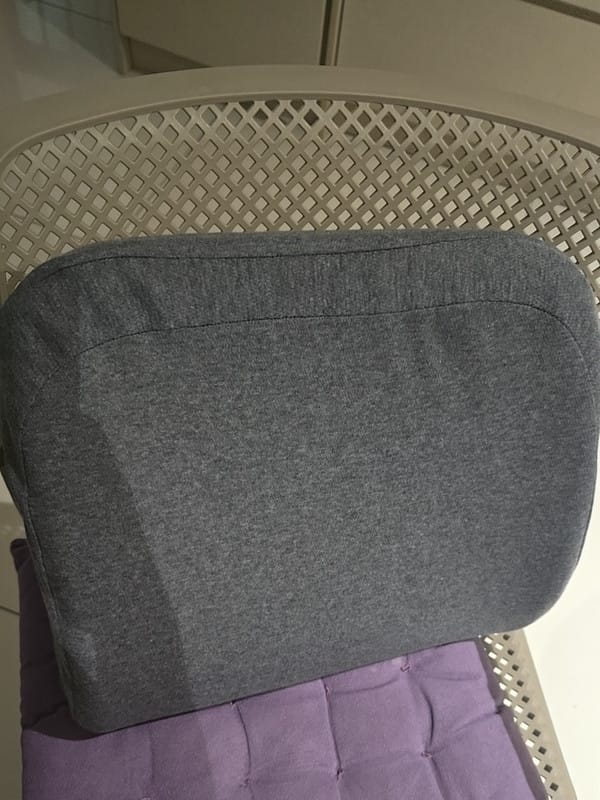 Customer photo review of Getha Guardian Lumbar Support Latex Cushion
