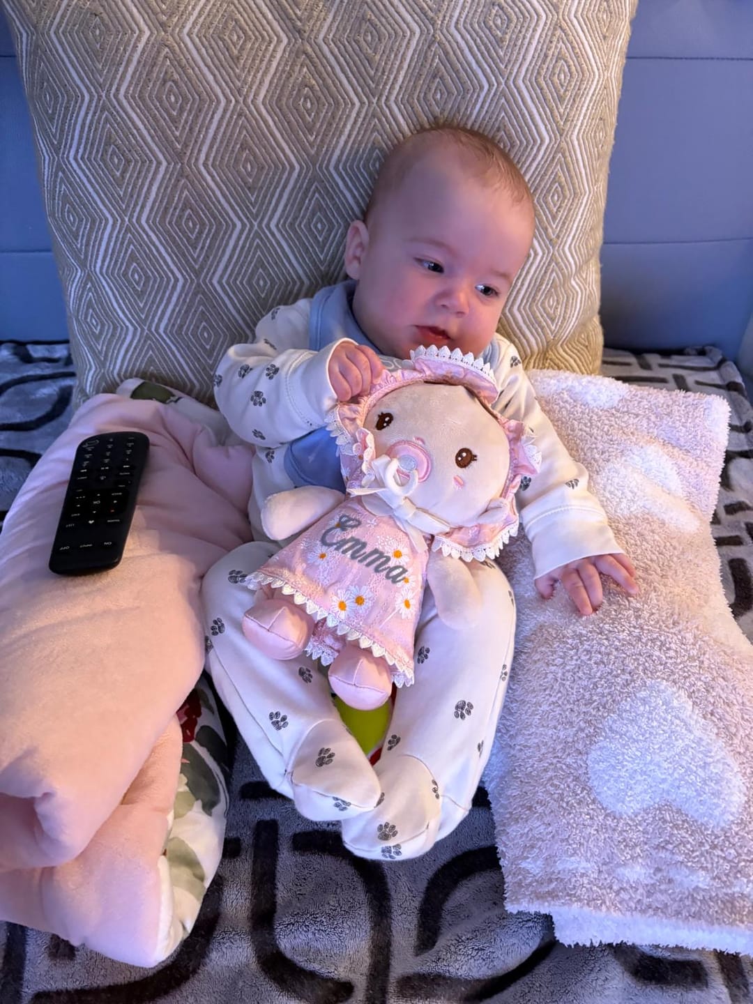 Customer photo review of Personalized Daisy Baby Girl