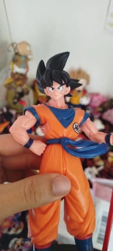 Customer photo review of Hot Dragon Ball Son Goku Super Saiyan Anime Figure 22cm Goku DBZ Action Figure Model Gifts Collectible Figurines for Kids