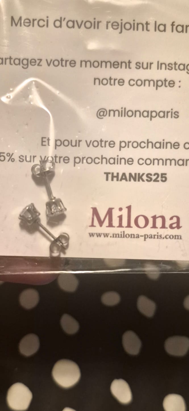 Customer photo review of Julia Earrings