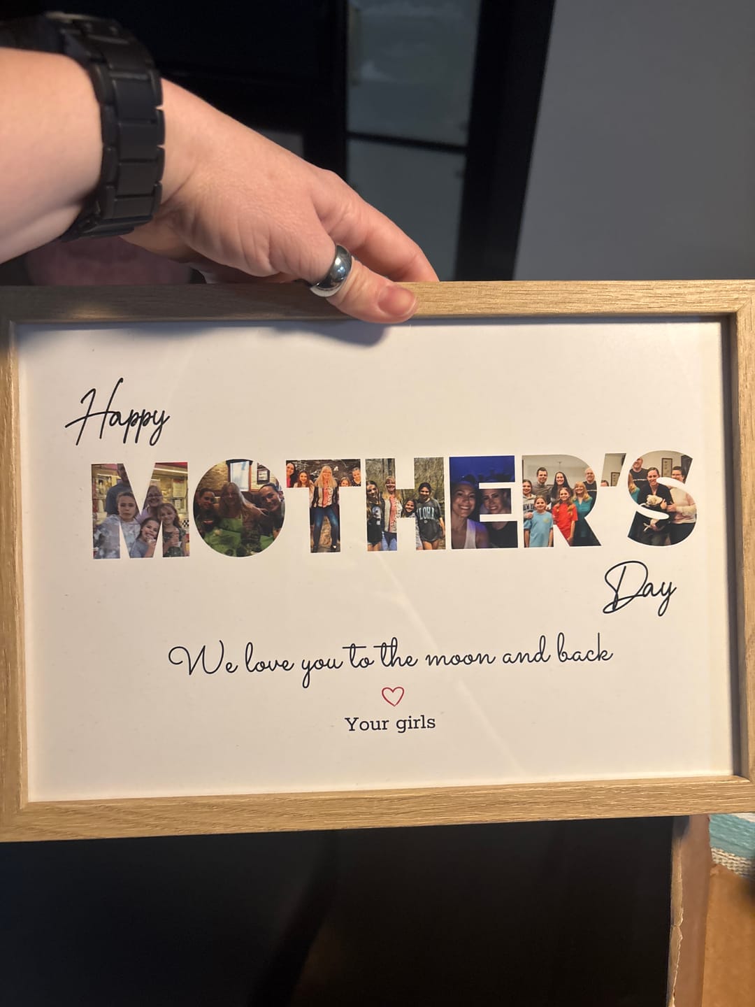Customer photo review of Happy Mother's Day - Personalized Poster