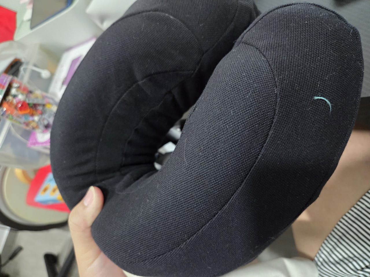 Customer photo review of Smart Neck Latex Pillow - Large