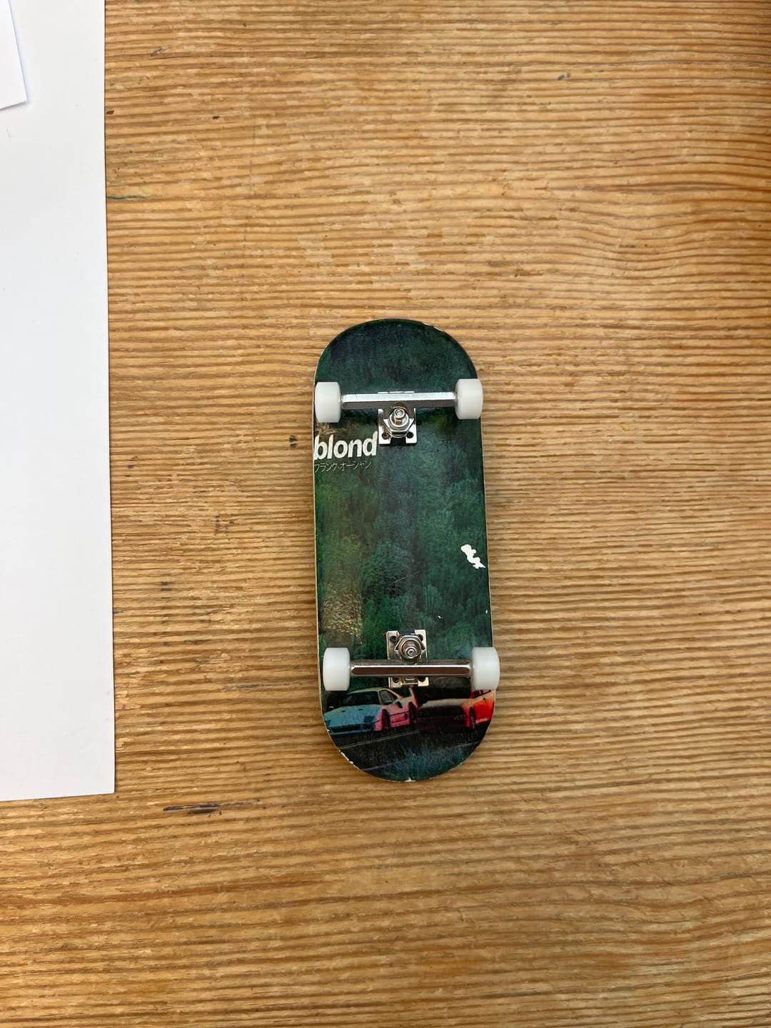 Customer photo review of Fingerskateboard Construction Kit - for Beginners