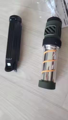 Customer photo review of 5-in-1 Campinglampe – LED-Taschenlampe & Mückenschutzlicht