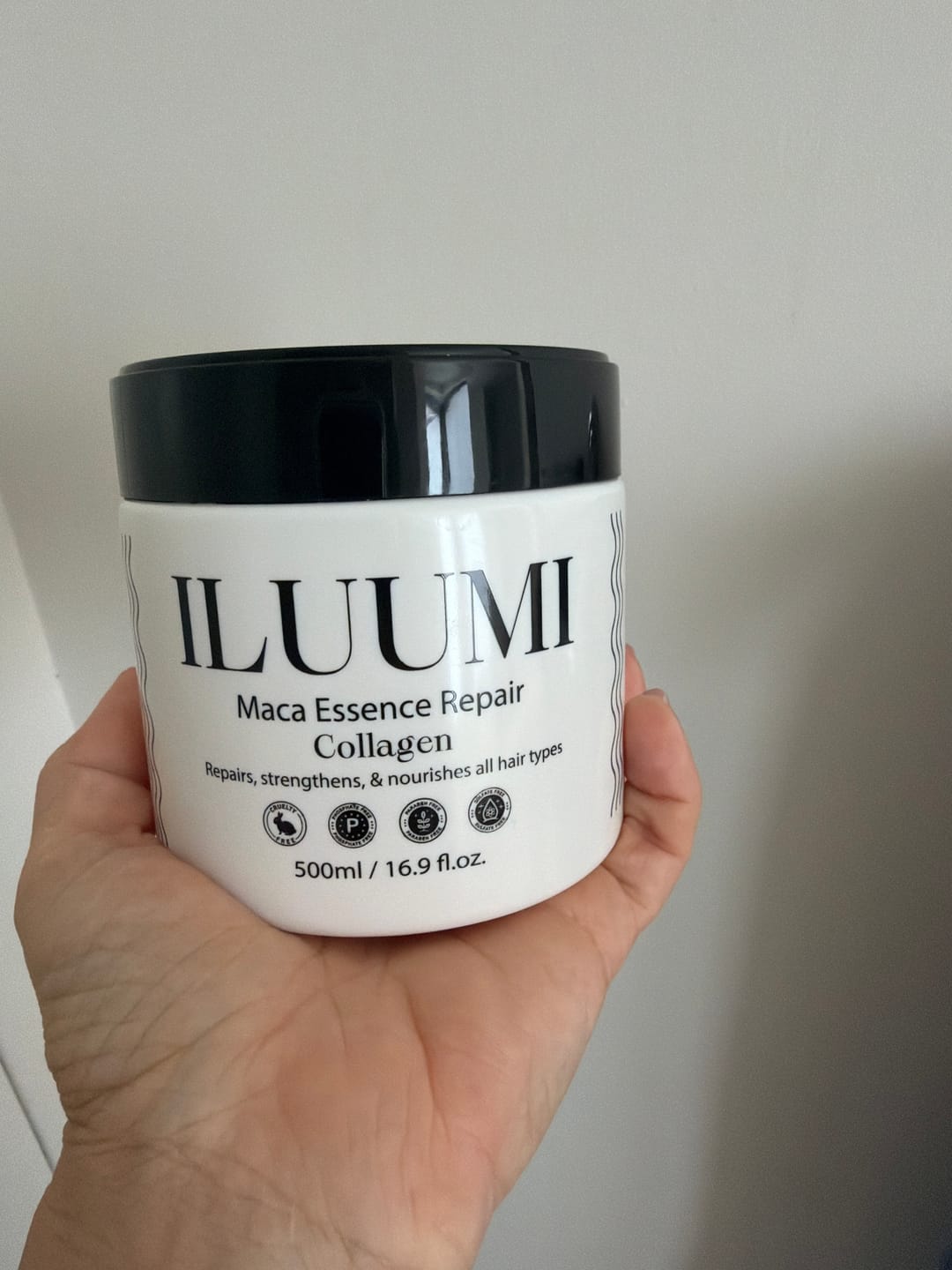 Customer photo review of Collagen Hair Mask