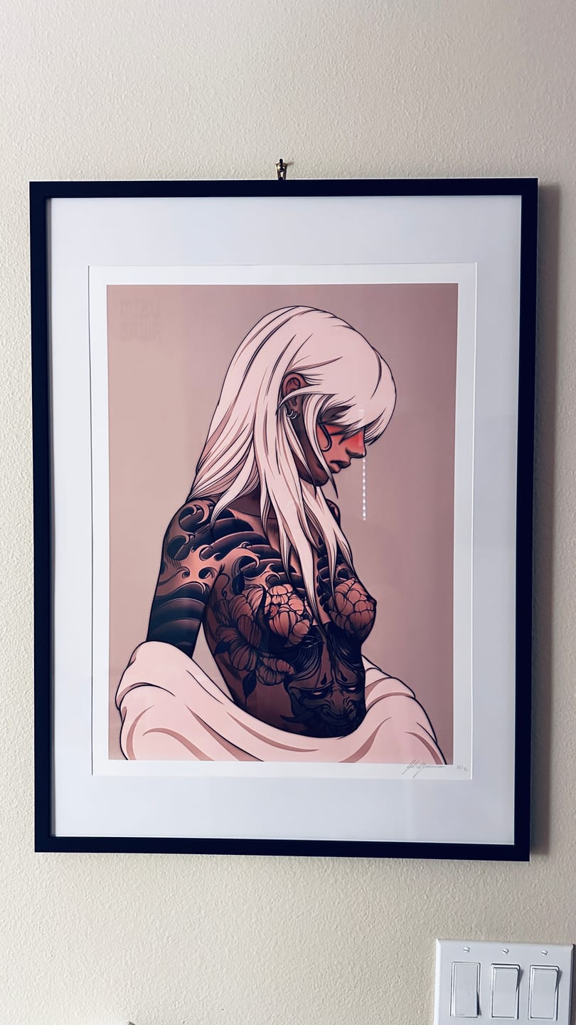 Customer photo review of UTSUROI 移ろい- Limited Edition Print