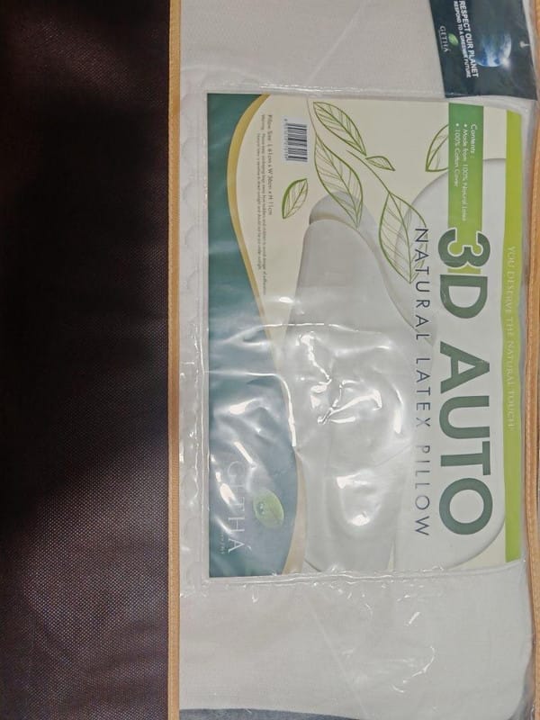 Customer photo review of Getha 3D Auto Latex Pillow