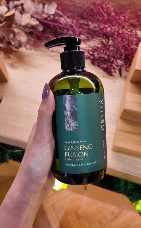 Customer photo review of Getha Premium Ginseng Body Wash 500ml