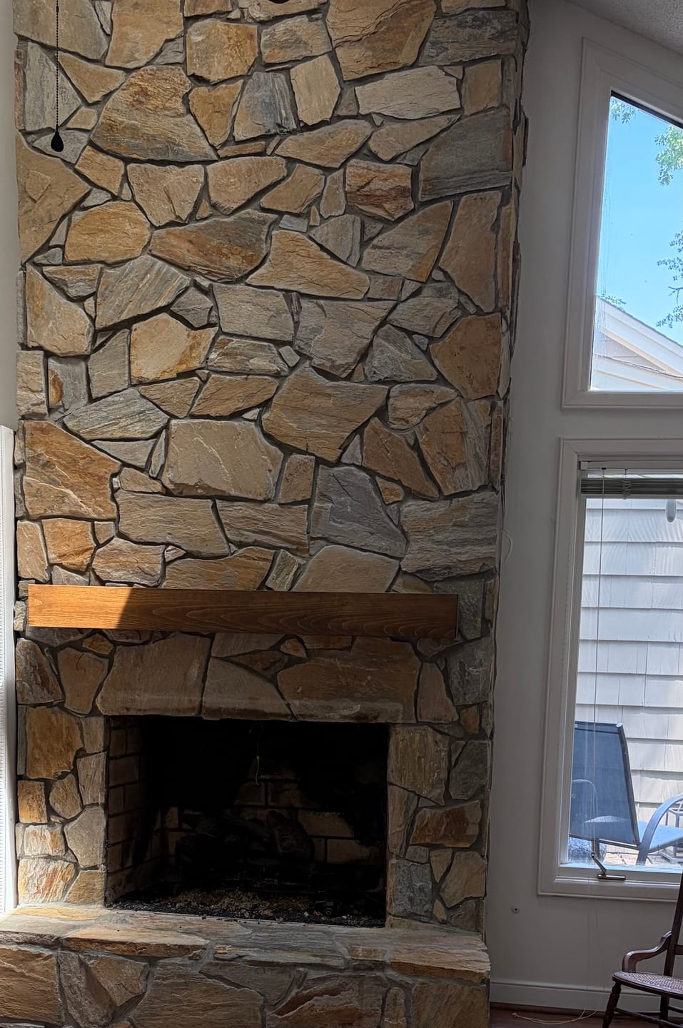 Customer photo review of Rustic Mantels