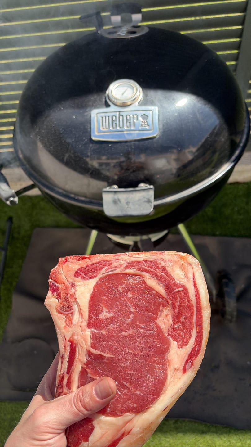 Customer photo review of Tomahawk de ternera