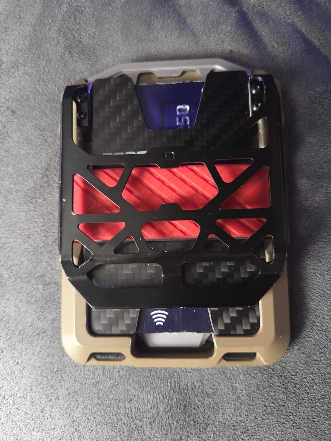 Customer photo review of VERTICAL WALLET BANDS (M-Series, S1 Stealth Wallet and MC01 Money Clip)